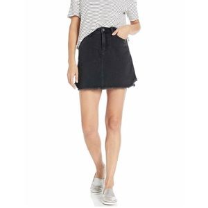Paige Denim Black Aideen skirt size 23.